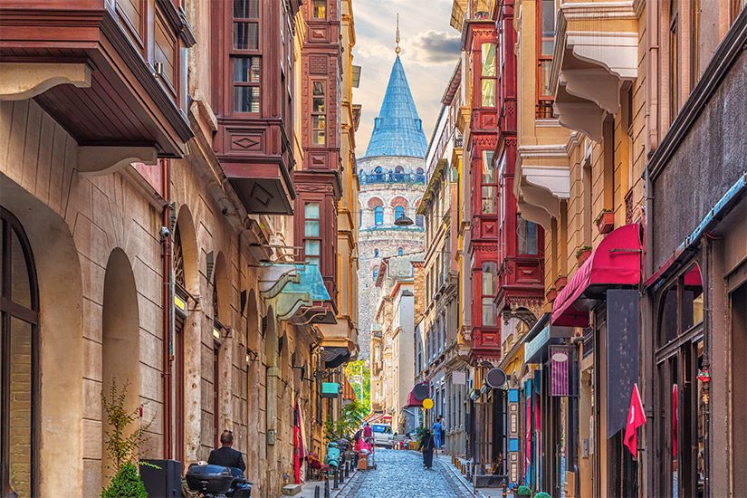 Europees deel van Istanbul (galata tower)