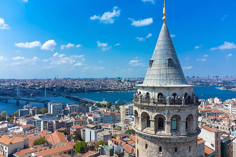 Galata toren in Istanbul