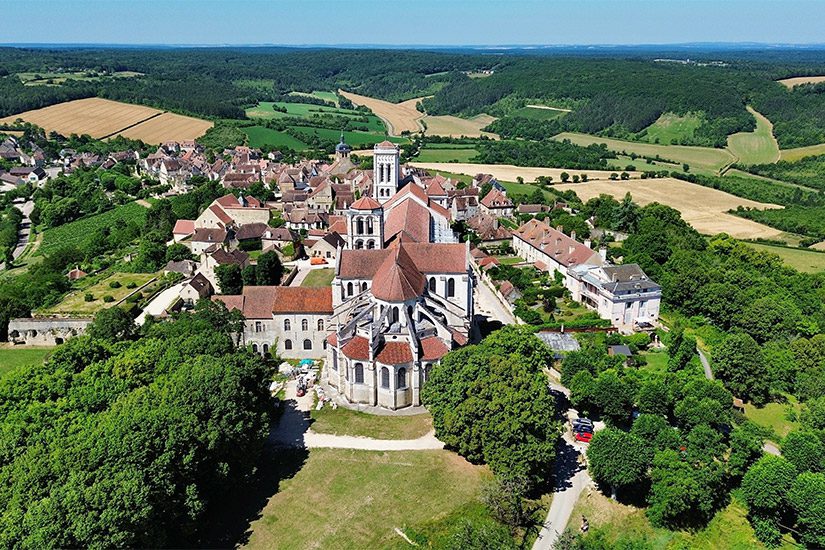Het Franse dorpje Vézelay