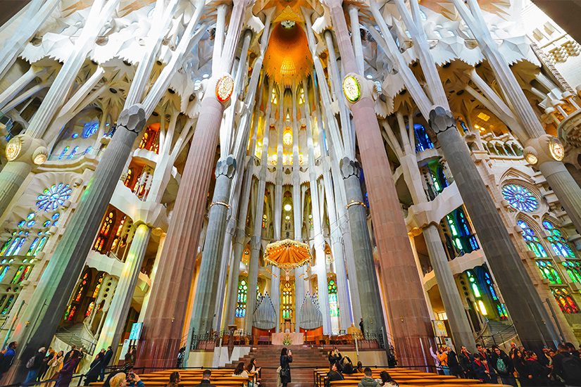 Interieur Sagrada Familia