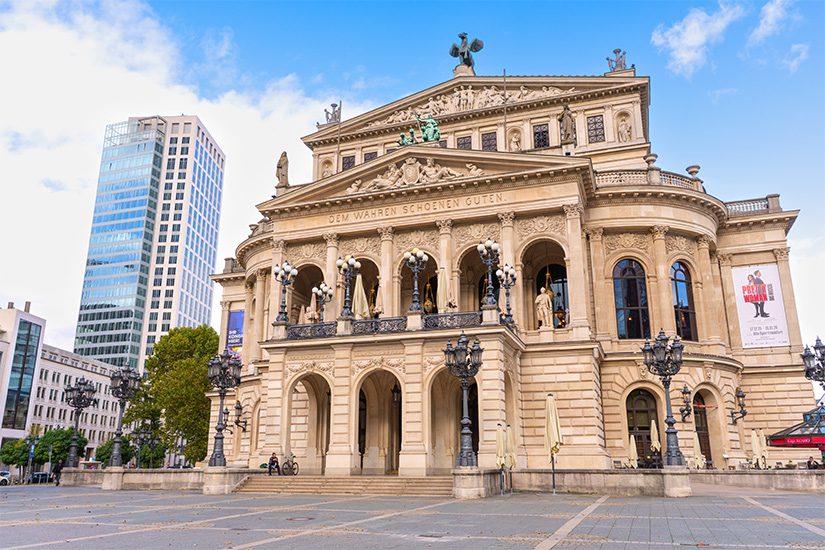 Operagebouw in Frankfurt