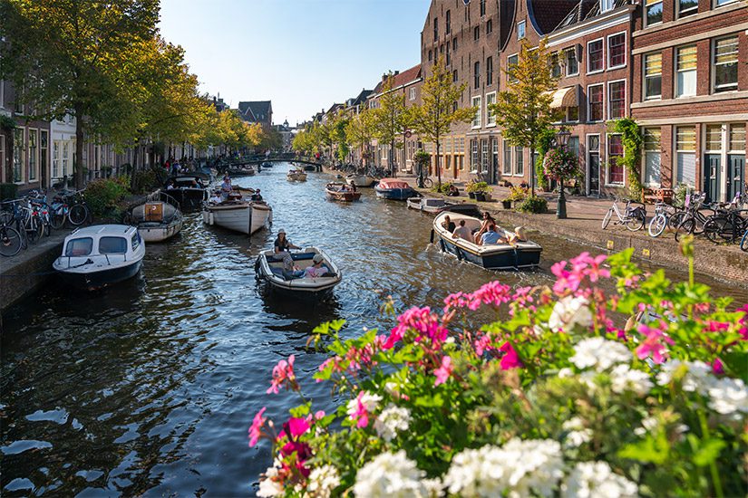 Oude Rijn in Leiden