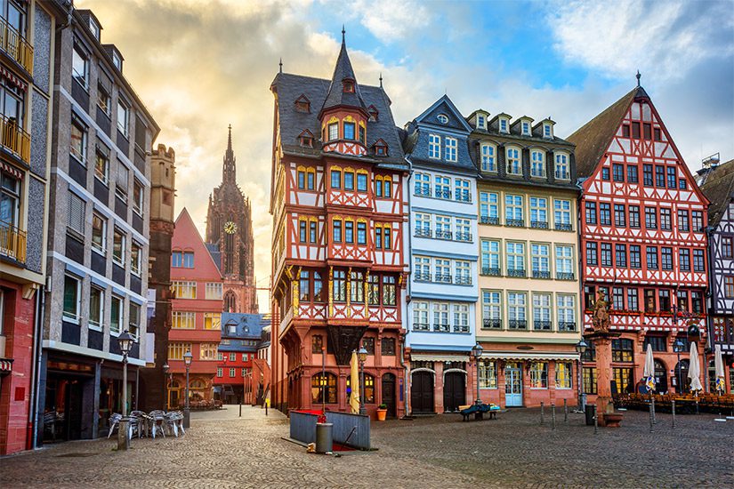 Roemerberg plein Frankfurt