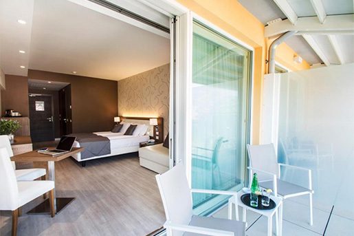 Kamer van het budgetvriendelijke Hotel Bisesti in Garda