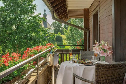 ADLER HÄUSERN Gourmet & Spa balkon