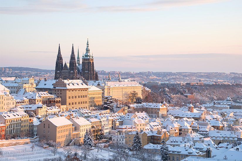 Winter in Praag