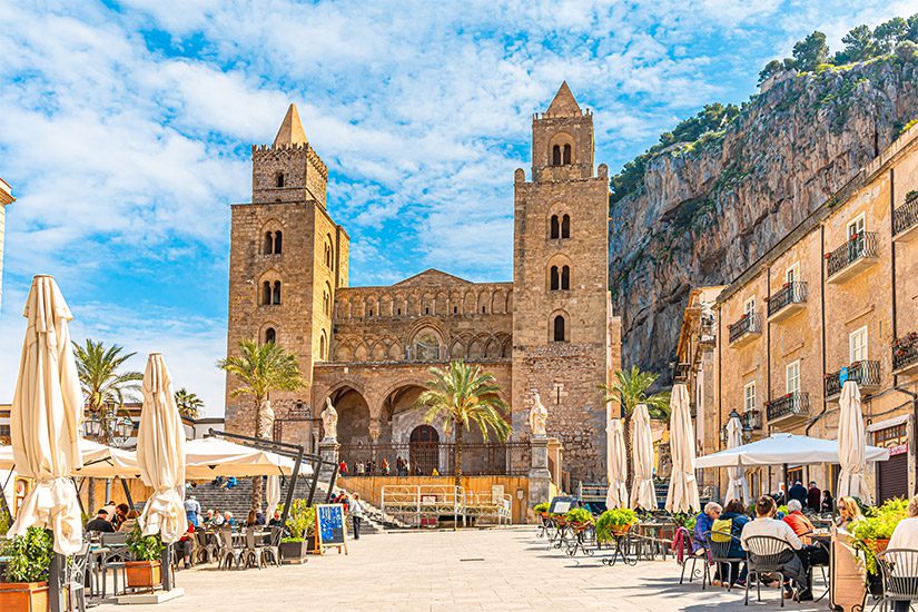 Het Siciliaanse stadje Cefalu