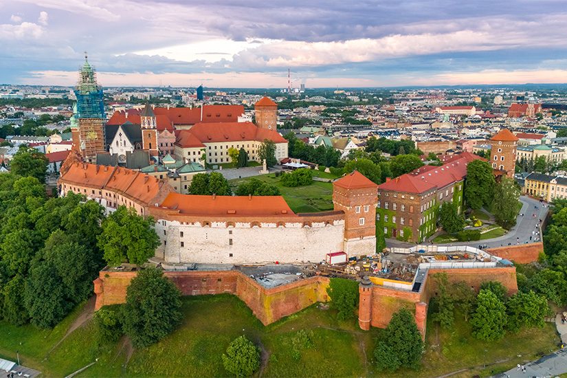 Wawel kasteel in Krakau
