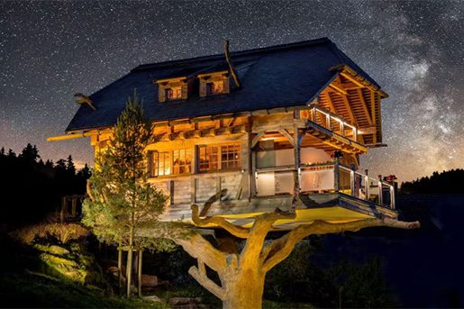 Wellness boomhut Tanne Tonbach Zwarte Woud
