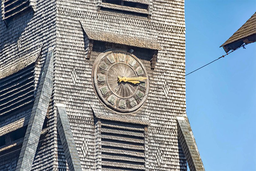 Kerktoren van de Sint-Catharinakerk in Honfleur