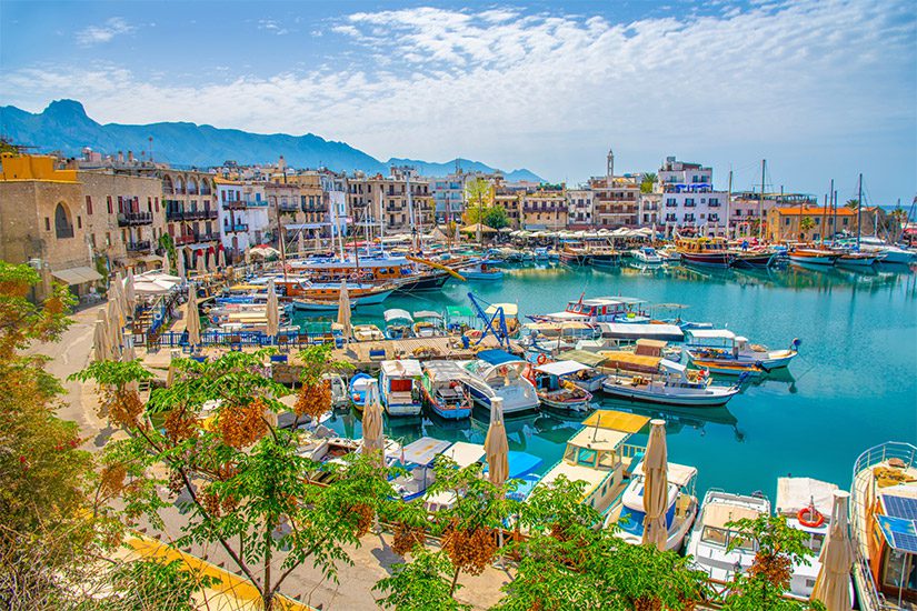 Kyrenia in het noorden van Cyprus