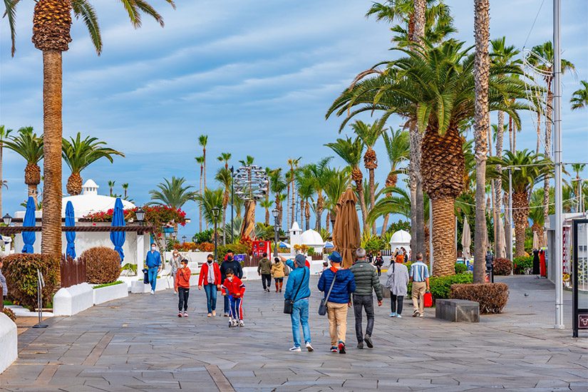 Boulevard in Puerto de la Cruz