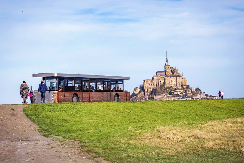 Gratis pendelbus Mont Saint-Michel