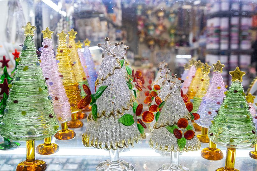 Kerstfiguren van Murano glas