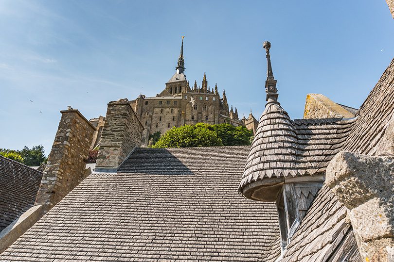 Middeleeuws Mont Saint-Michel