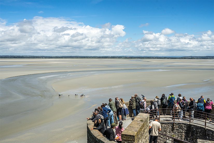 Mont Saint-Michel uitzicht